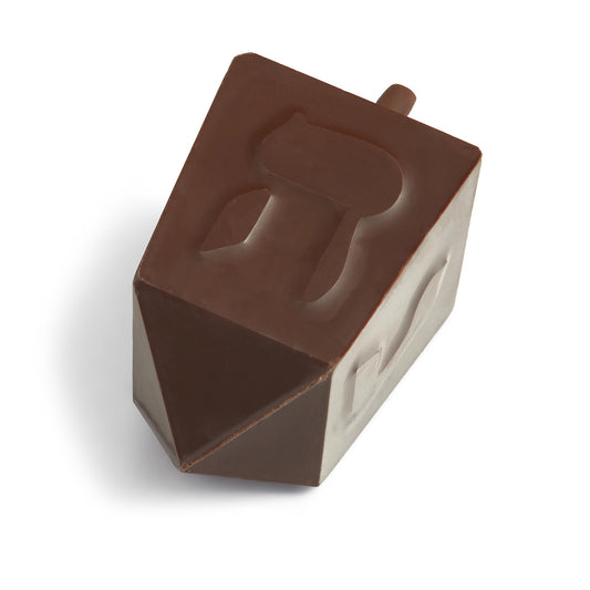 Solid Chocolate Dreidel Dark Belgian Chocolate