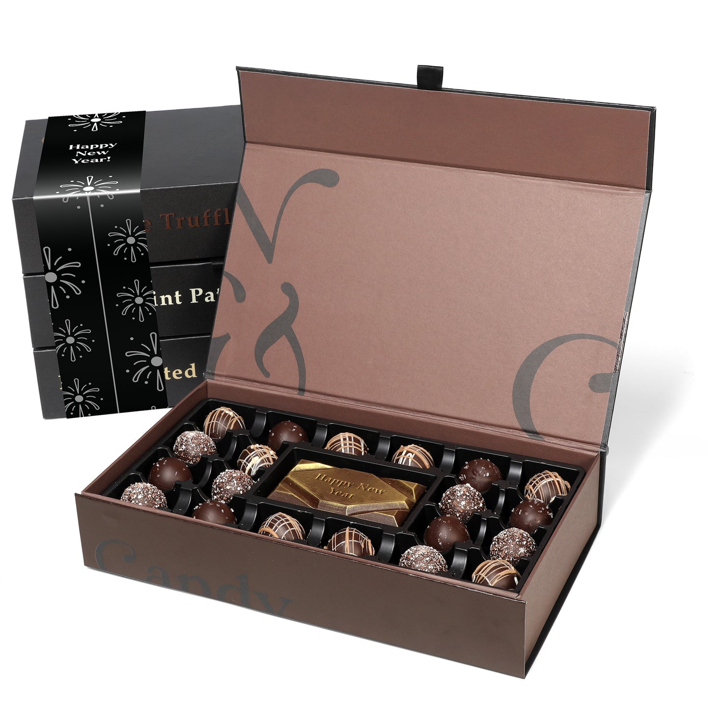 New Year Truffle Triple Stack