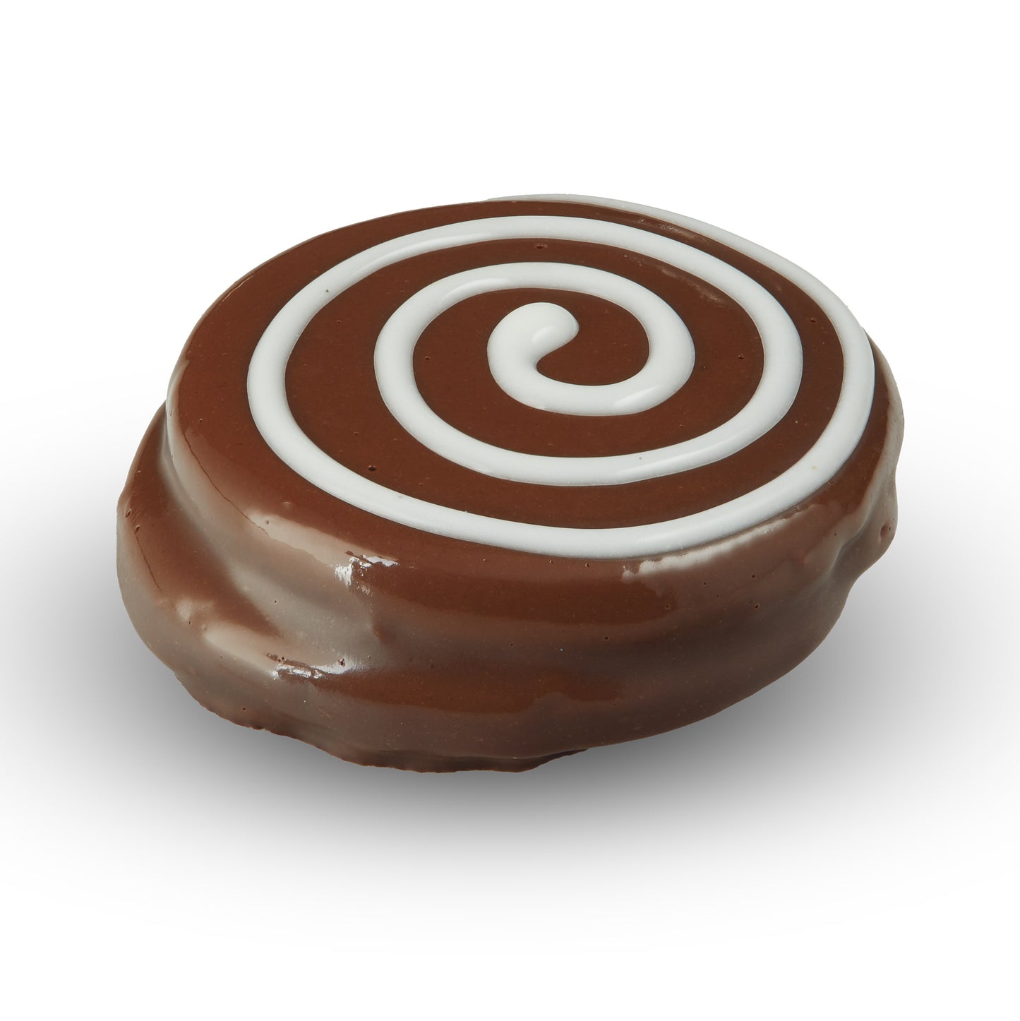Swirl Topped Chocolate Dipped Cookies