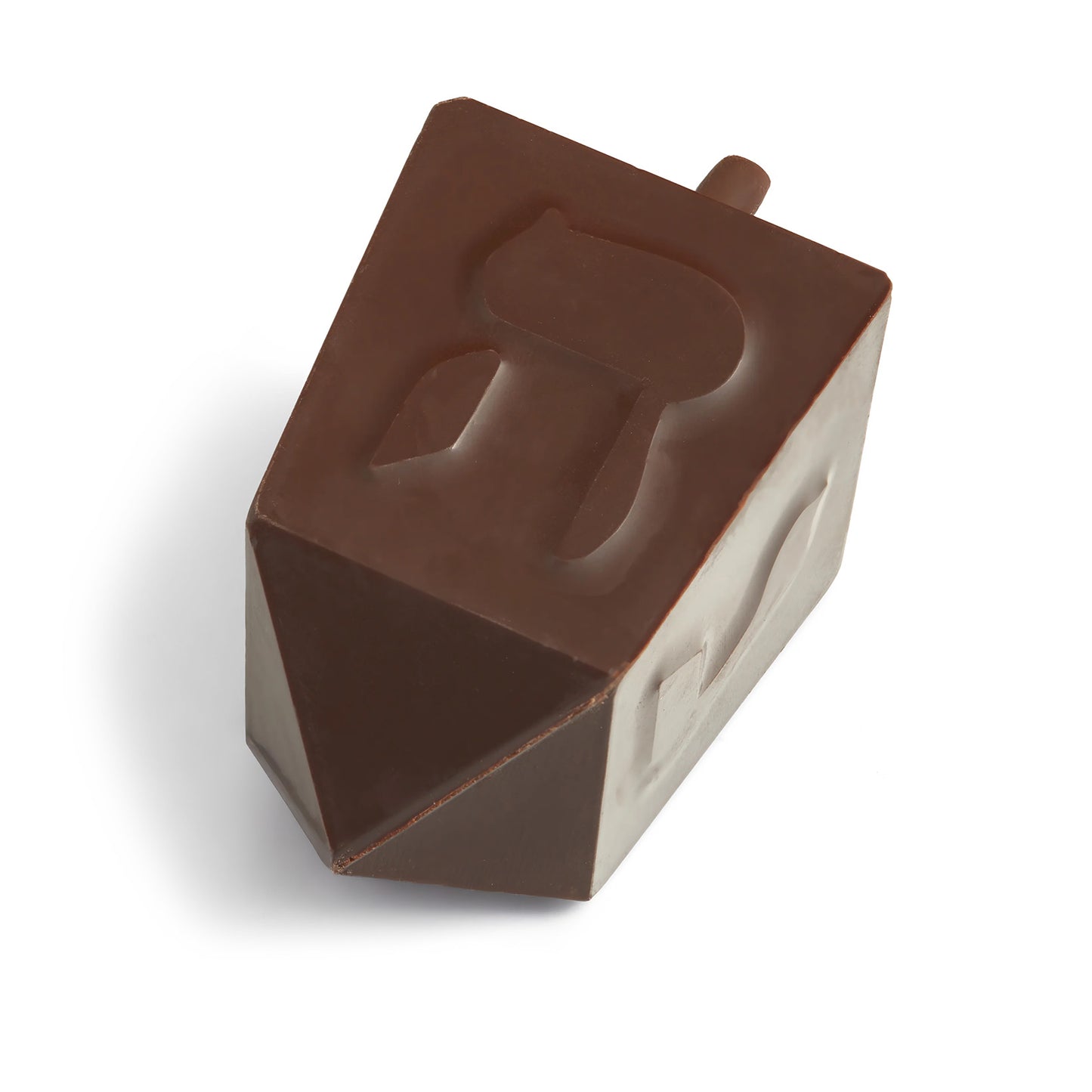 Solid Chocolate Dreidel Dark Belgian Chocolate