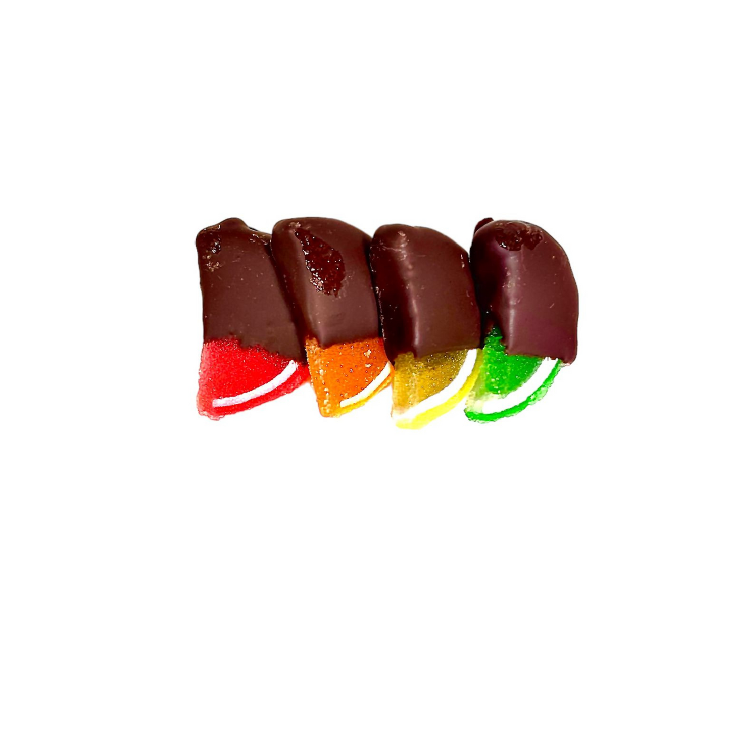 Chocolate Covered Fruit Flavored Slices | Kosher for Passover