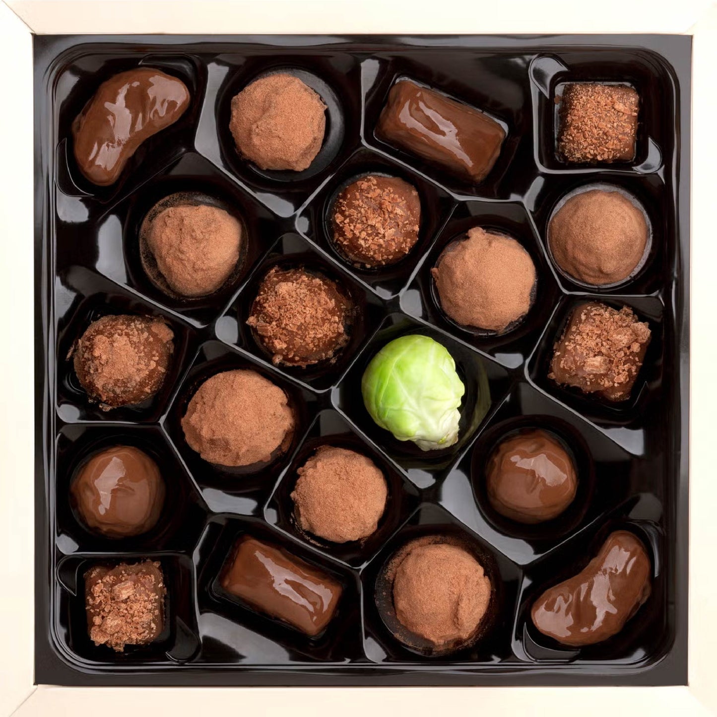 Chocolate Brussel Sprout Truffles