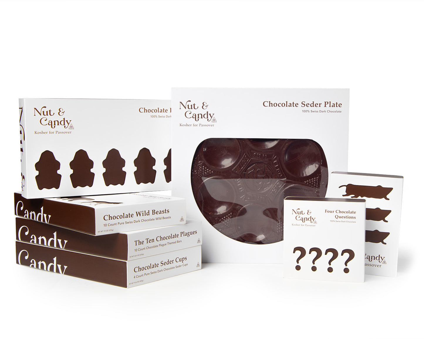 Complete Chocolate Seder Set | Kosher for Passover