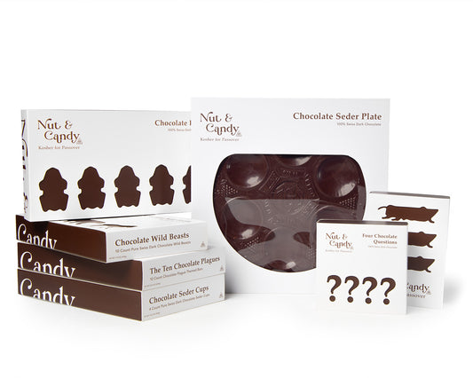 Complete Chocolate Seder Set | Kosher for Passover