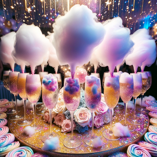 Stardust Cotton Candy Cloud Champagne Bar
