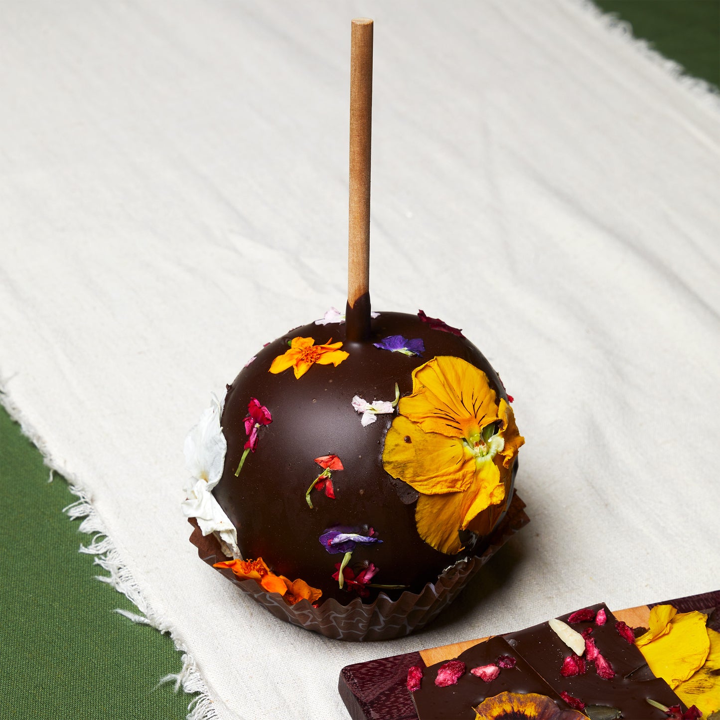 Floral Caramel Apple