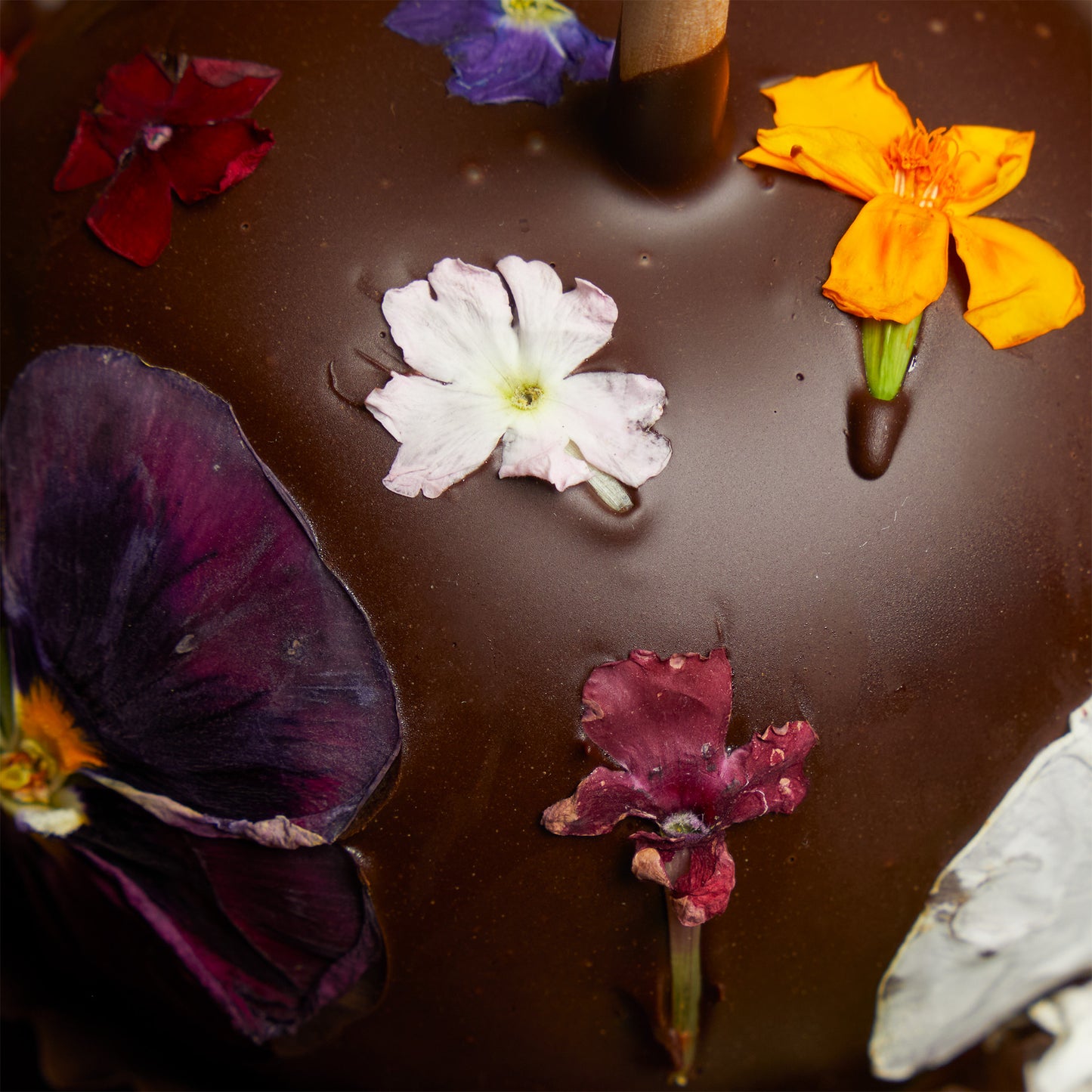 Floral Caramel Apple