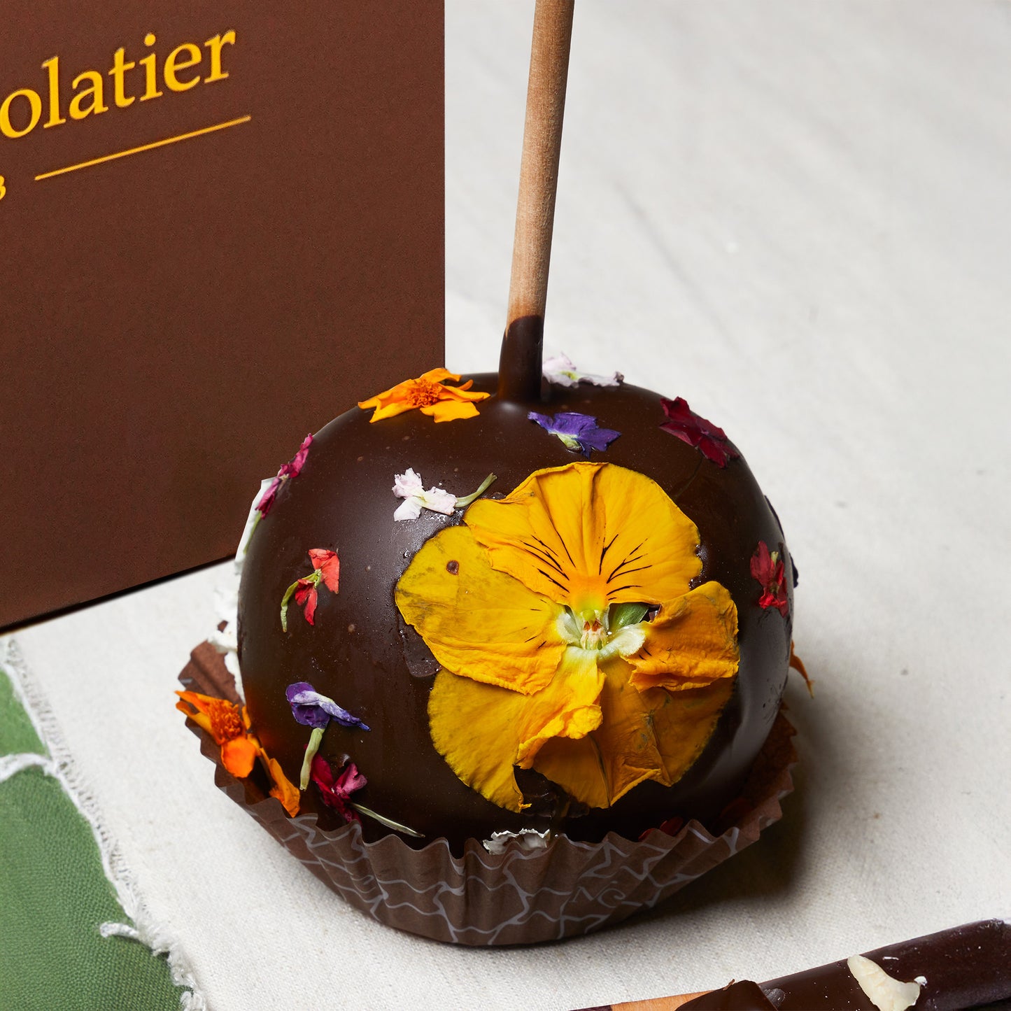 Floral Caramel Apple