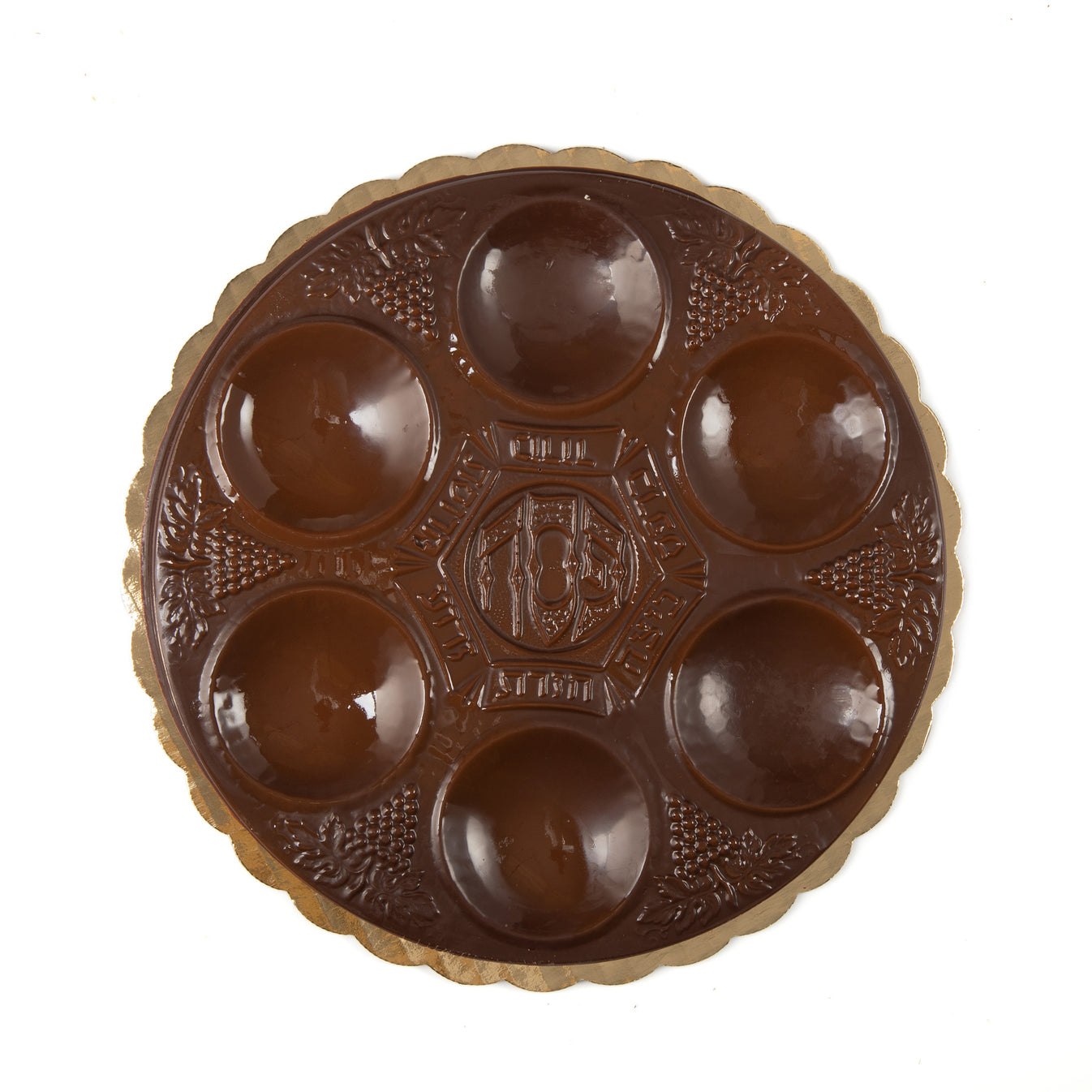 Chocolate Seder Plate Kosher for Passover Nut & Candy