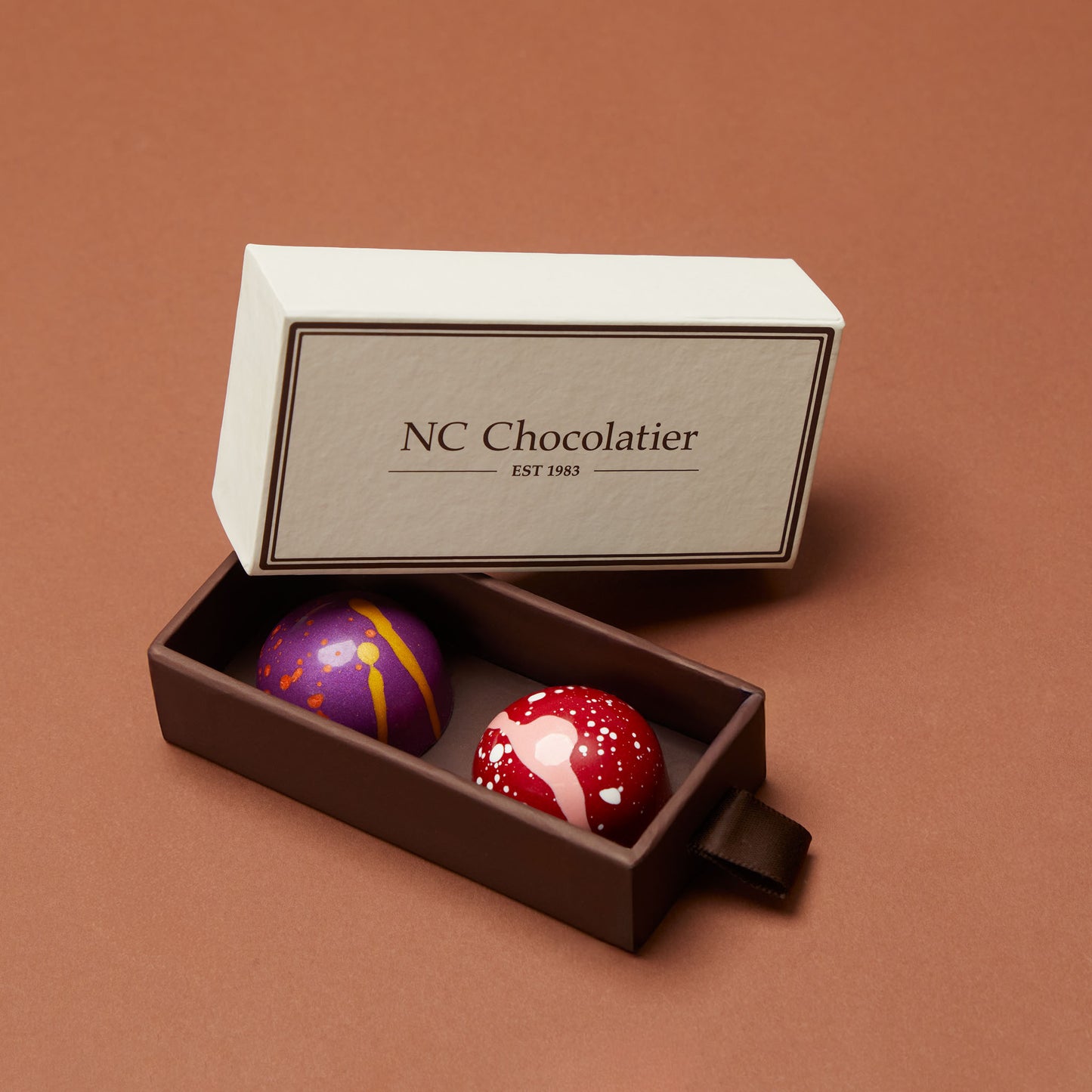 Painted Chocolates, 2 Piece