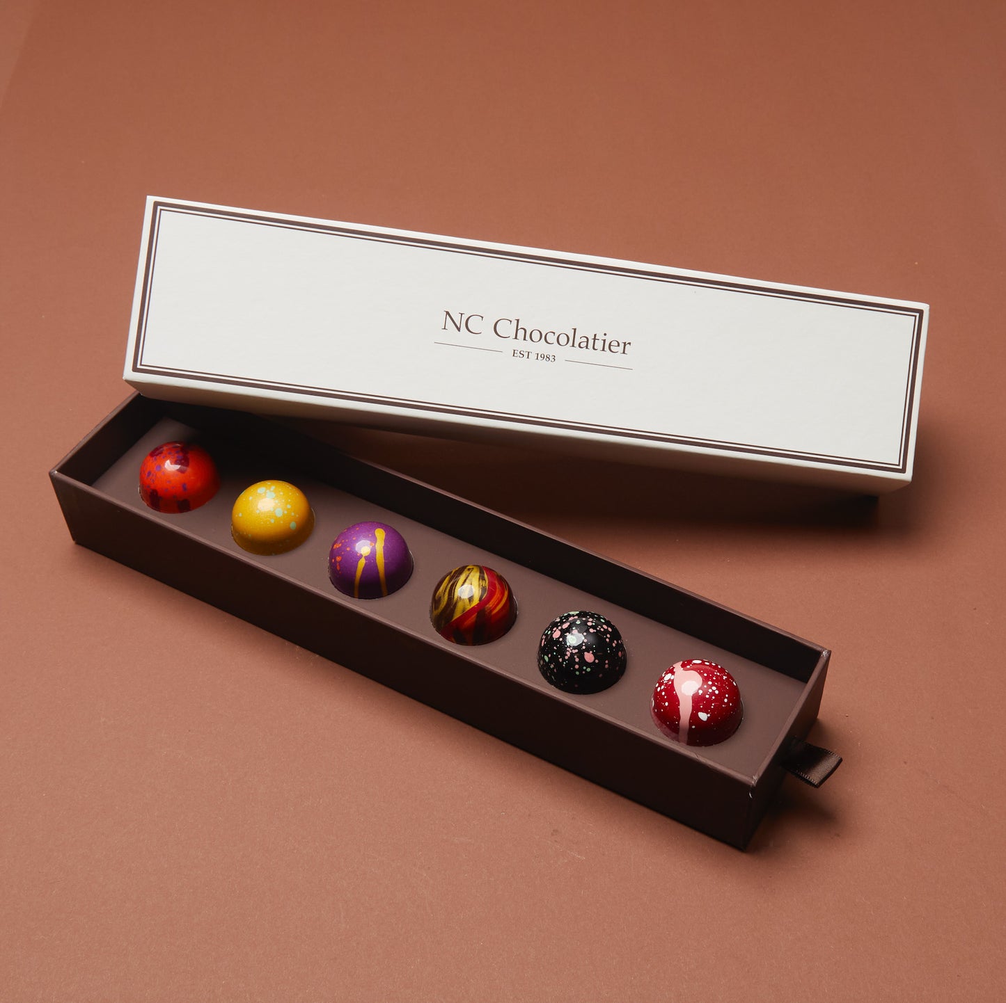 Painted Chocolates, 6 Piece