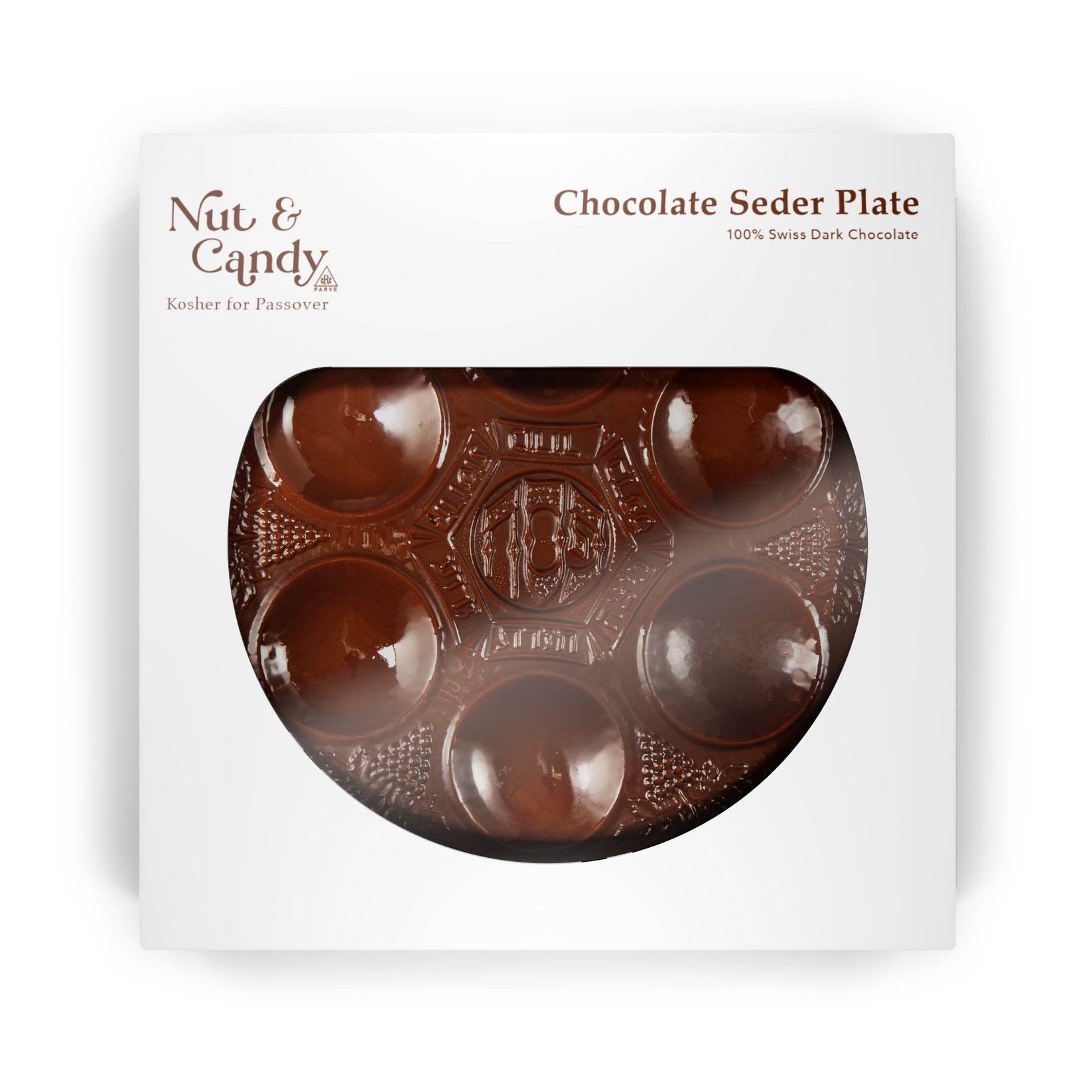 Chocolate Seder Plate Kosher for Passover Nut & Candy