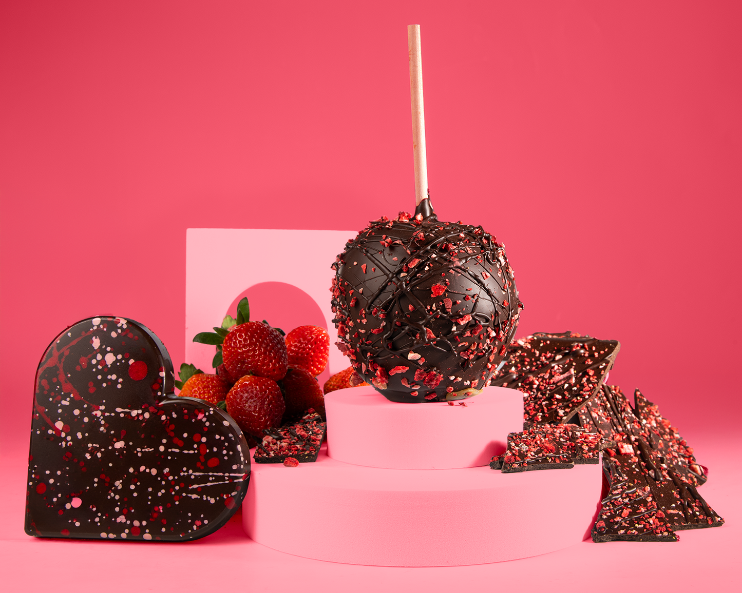 Chocolate Strawberry Bark