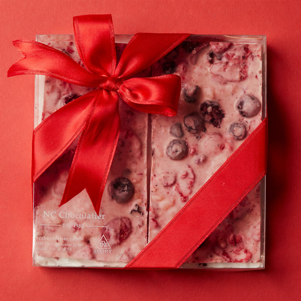 Strawberry Berry Bark — Kosher Chocolate Bark | Valentine's Day | NC Chocolatier Artisan
