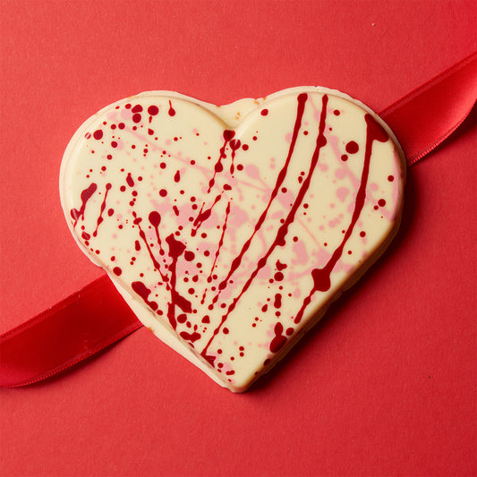 White Chocolate Caramel Heart