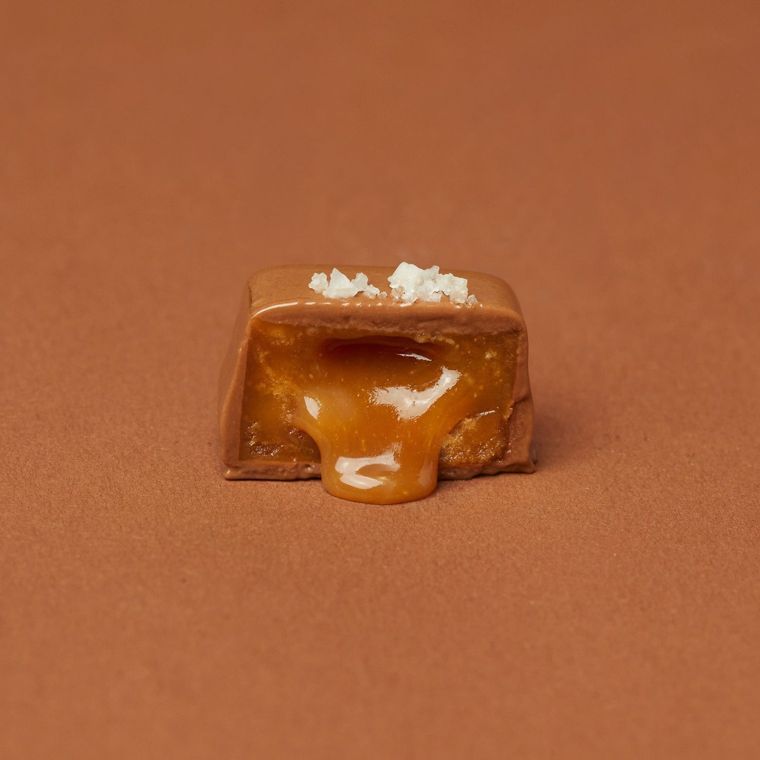 French Grey Sea Salt Caramel — caramel pull shot