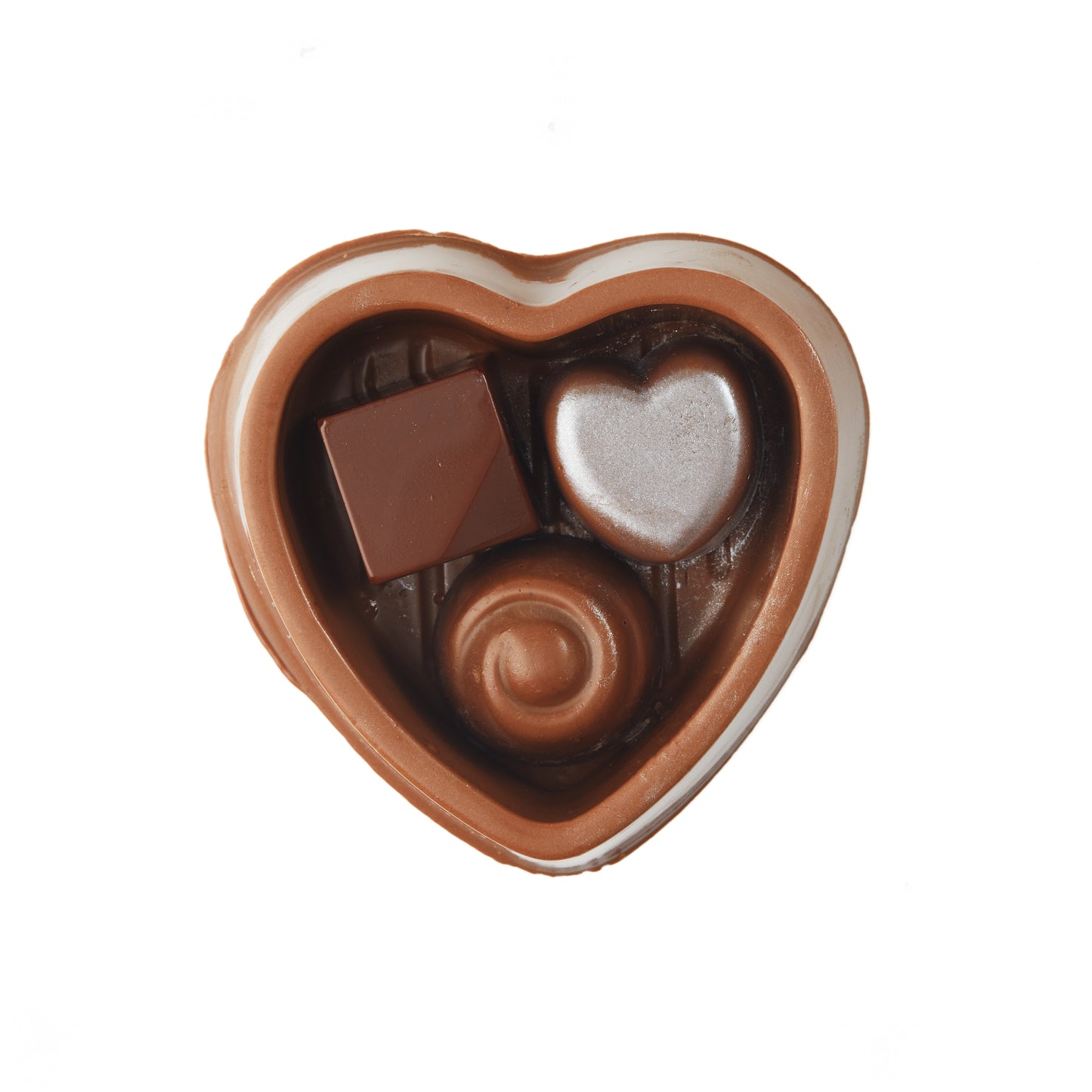Dark Belgian Chocolate Heart with Truffles